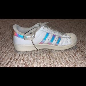 Iridescent Adidas Superstars